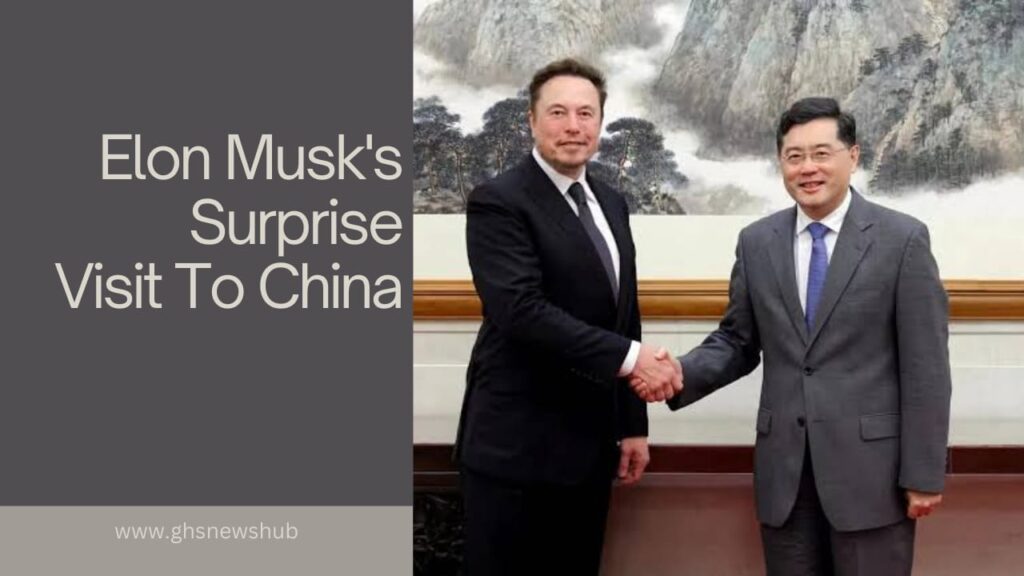 Elon Musk's Surprise Visit to China: Tying a Major Deal for Tesla's Self-Driving Cars